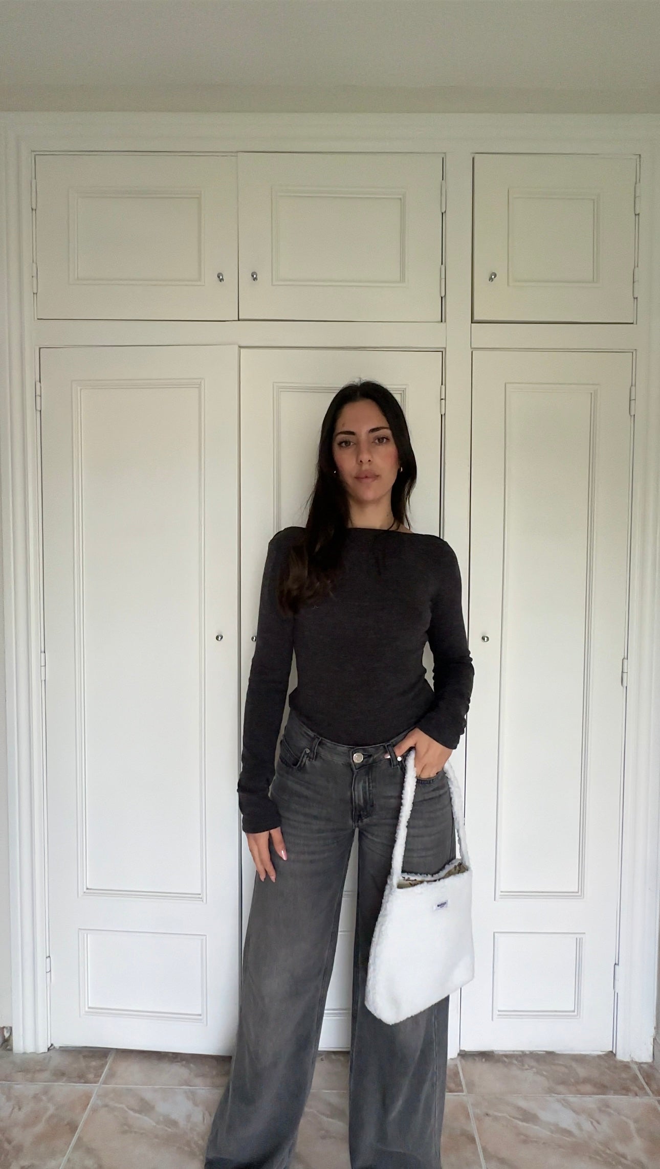 TRAPEZIO BORREGUITO BLANCO