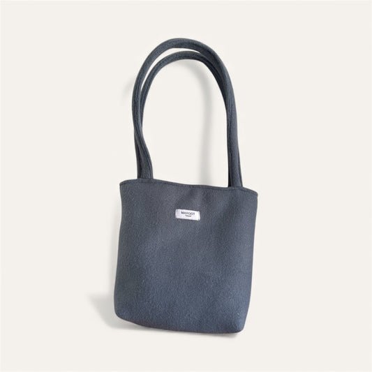 MINI TOTE BAG GRIS OSCURO