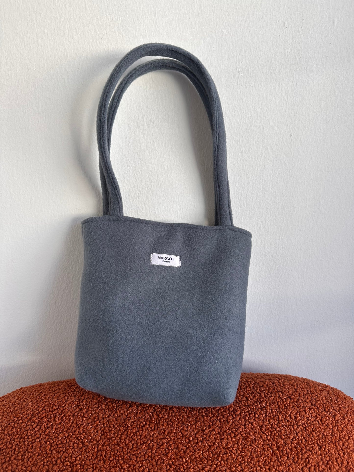 MINI TOTE BAG GRIS OSCURO