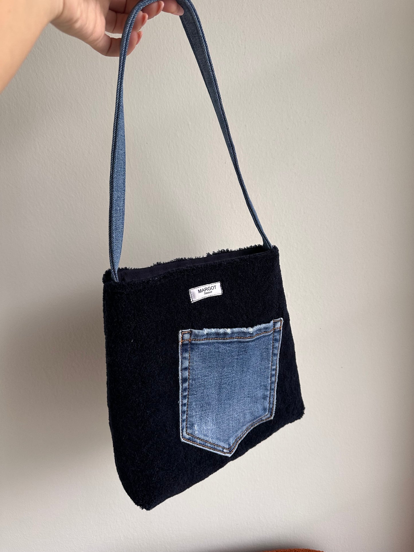 TRAPEZIO AZUL MARINO TEJANO