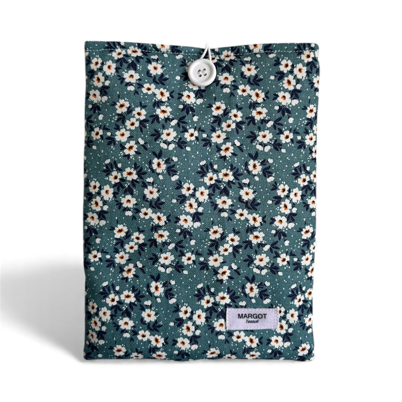 FUNDA FLORES TURQUESA