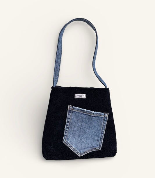 TRAPEZIO AZUL MARINO TEJANO