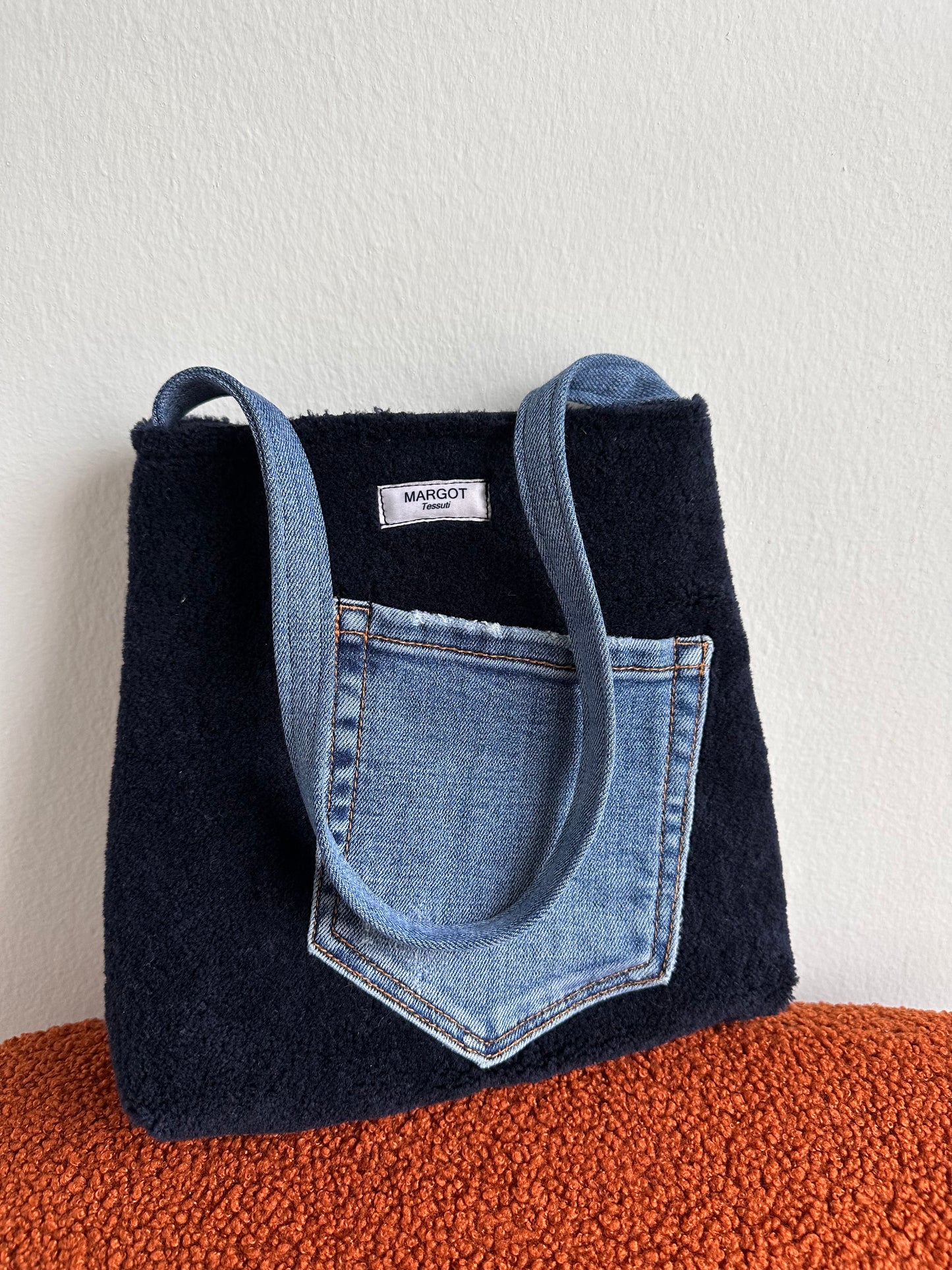 TRAPEZIO AZUL MARINO TEJANO