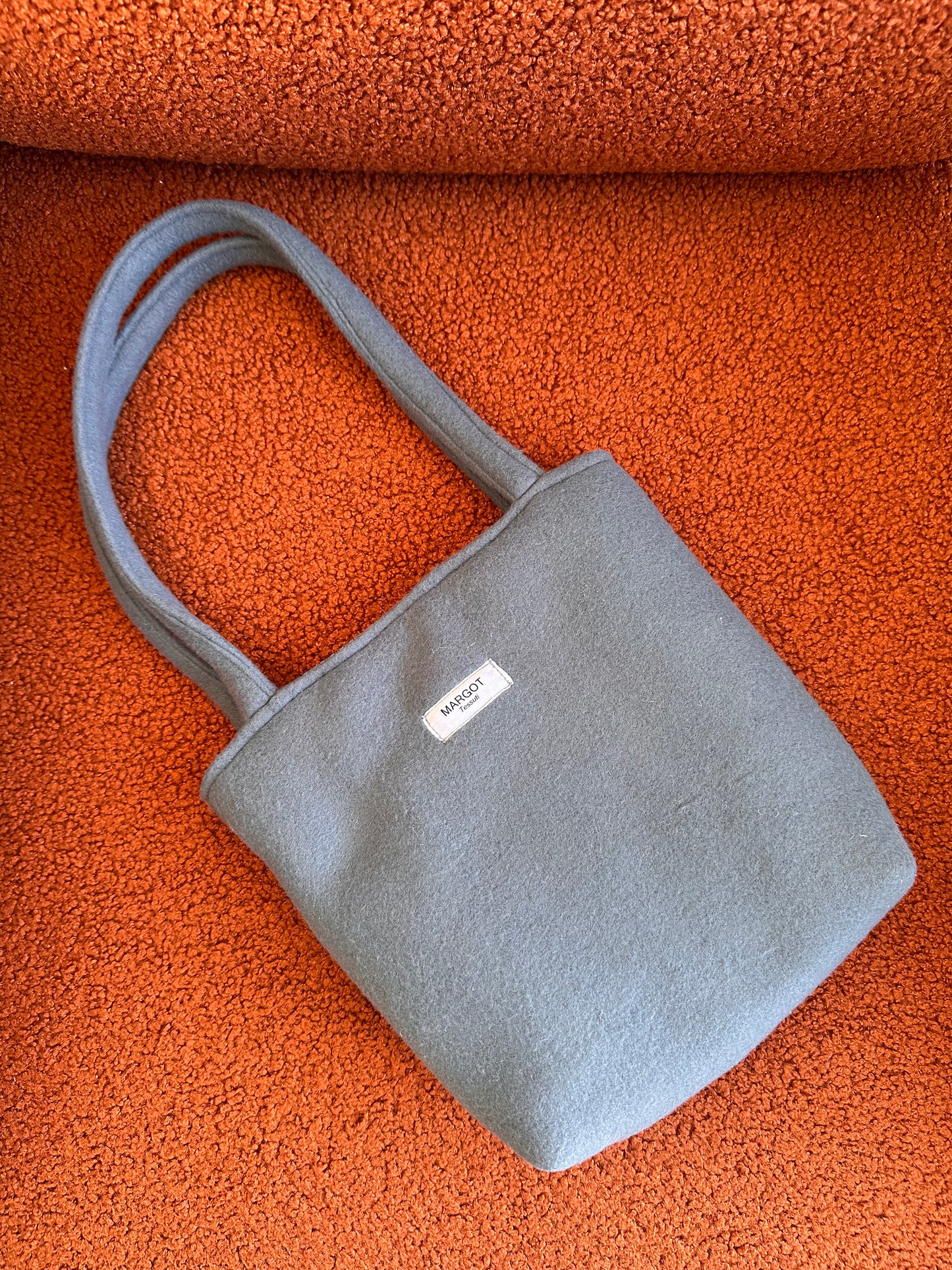 MINI TOTE BAG GRIS CLARO